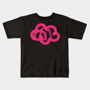 Pinky inky cloud Kids T-Shirt